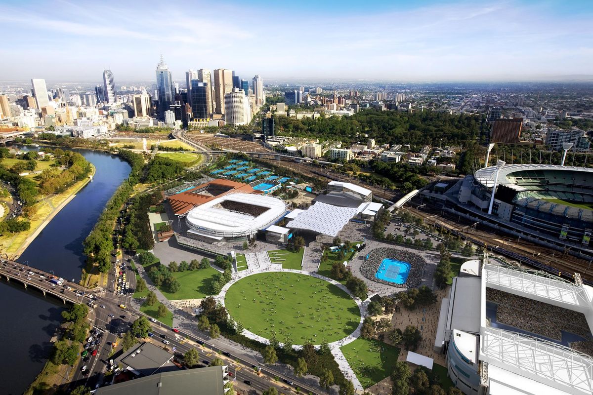 A new era for Melbourne Park sports precinct | ArchitectureAu