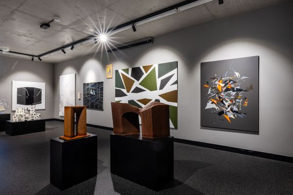 The Artitecture exhibition presents works created by various artists, each offering their unique perspectives on architecture and the built environment.