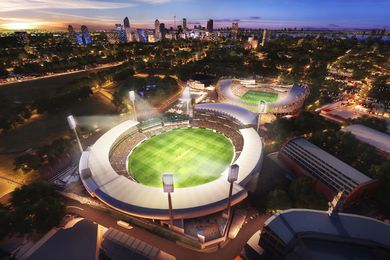 Proposed upgrade to Sydney Cricket Ground by Cox Architecture.