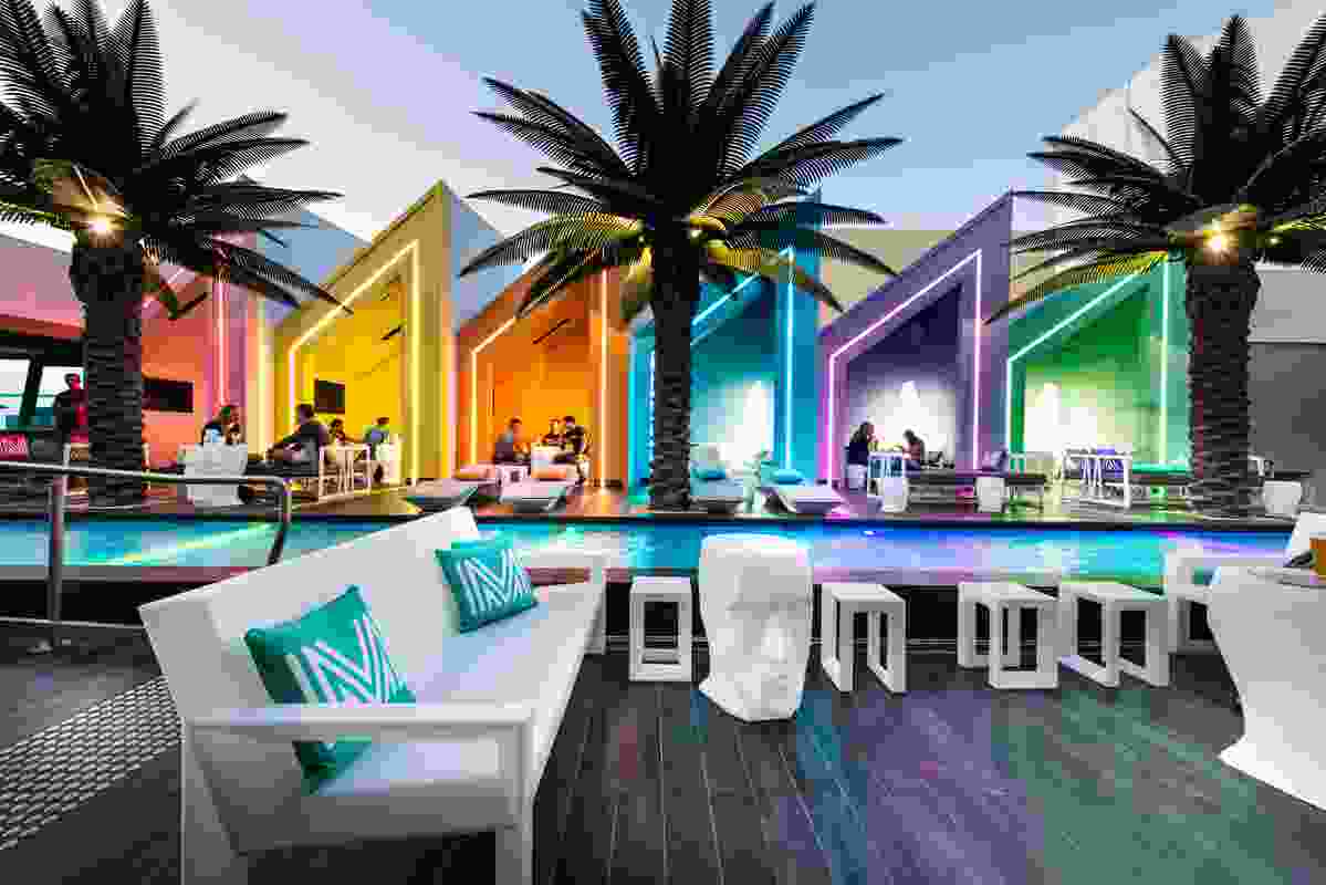 Matisse Beach Club by Oldfield Knott Architects.