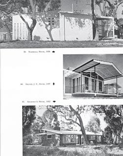 A special
issue of The
Architect—cover
image of Subiaco
City Hall by Hawkins
and Sands; postwar
houses below.