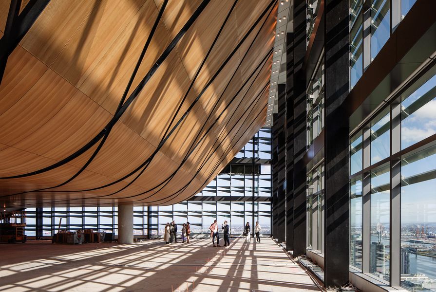 New curving tower embraces Melbourne