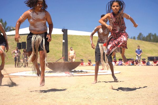 Murama Healing Space and Dance Ground by Murama Cultural Council in partnership with Sydney Olympic Park Authority
