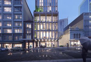 The 375 Pitt Street tower by Crone Architects.