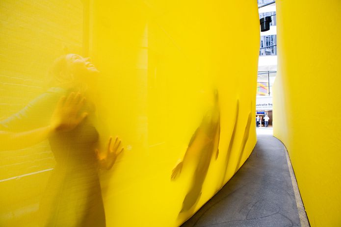 Aspect Studios – The Meeting Place installation for Laneways: By George! Hidden Networks Sydney CBD (2009-2010).