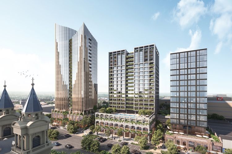 Five-tower complex proposed for Adelaide | ArchitectureAu