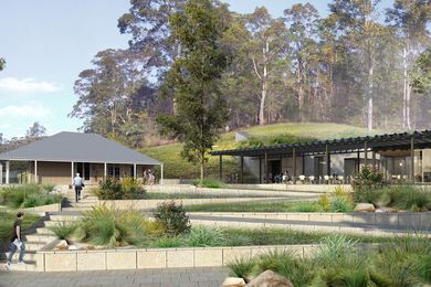 The expansion to Arthur Boyd’s Riversdale property, deigned by Kerstin Thompson Architects.