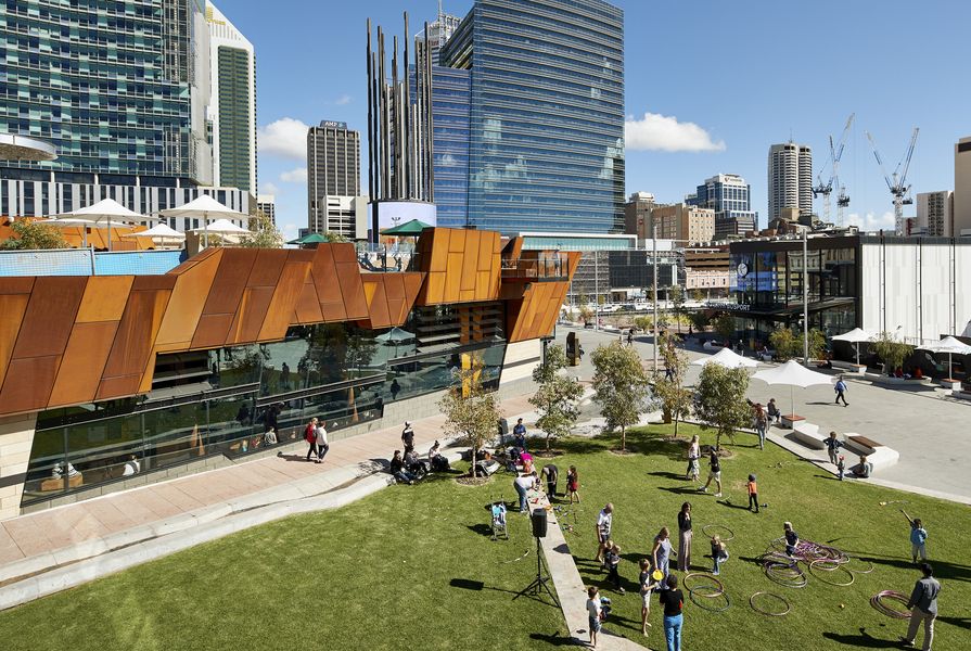 Yagan Square by Aspect Studios, Lyons Architecture and Iredale Pederson Hook