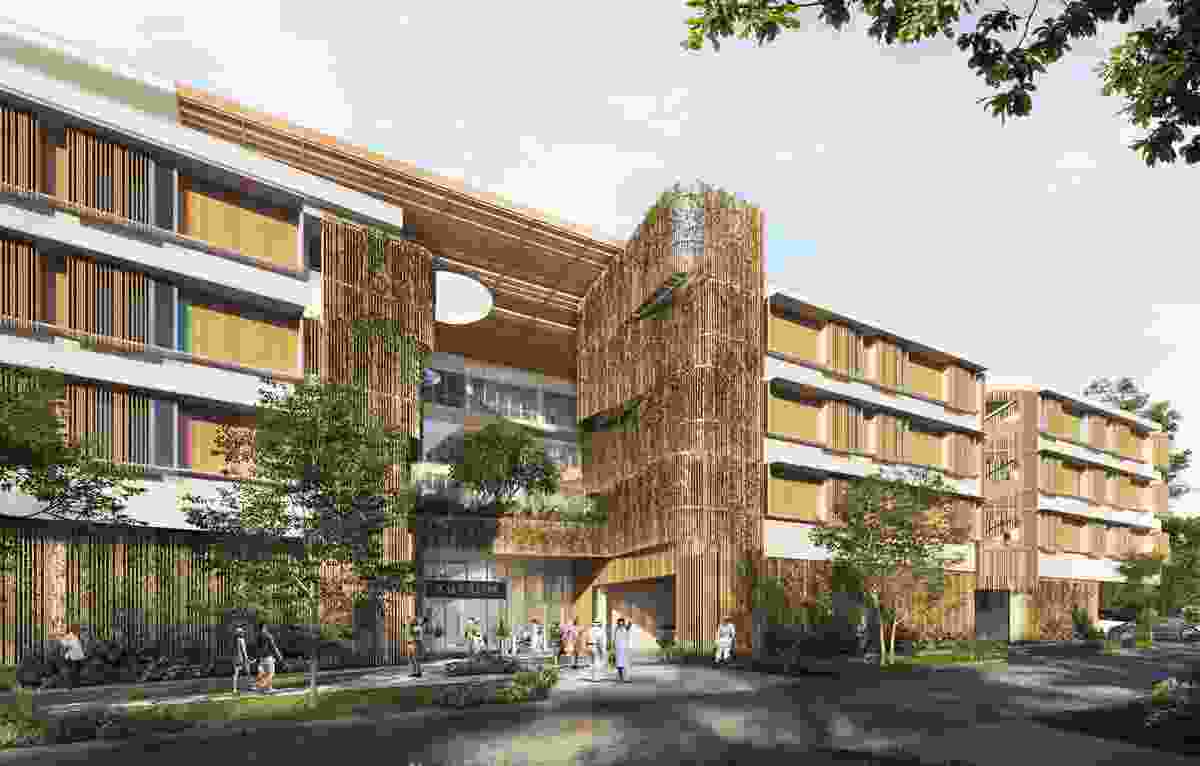 Proposed aged care facility at 15 Jephson Street by BVN and JFP Consultants.