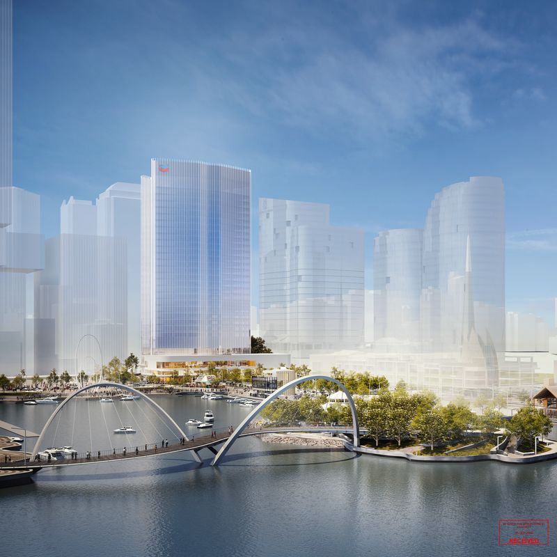 Hassell’s 30storey tower on Perth’s Elizabeth Quay approved