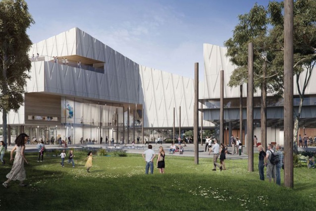 Lyons Architecture's design for the new Shepparton Art Museum.