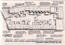 1973. First plans for The Block by Col James and Richard Jermyn.