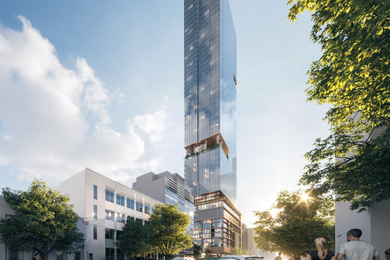 The proposed SA1 Tower would be the tallest in Adelaide, significantly exceeding the city’s current tallest building, the Crowne Plaza on Frome Street.