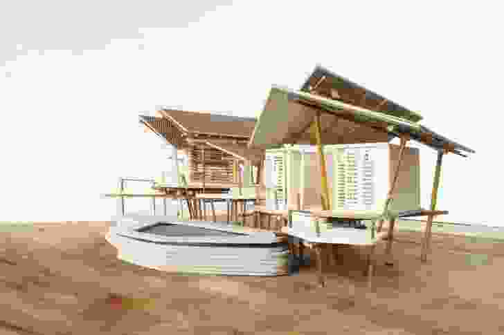 Schematic model of Alphonse Island, Seychelles.