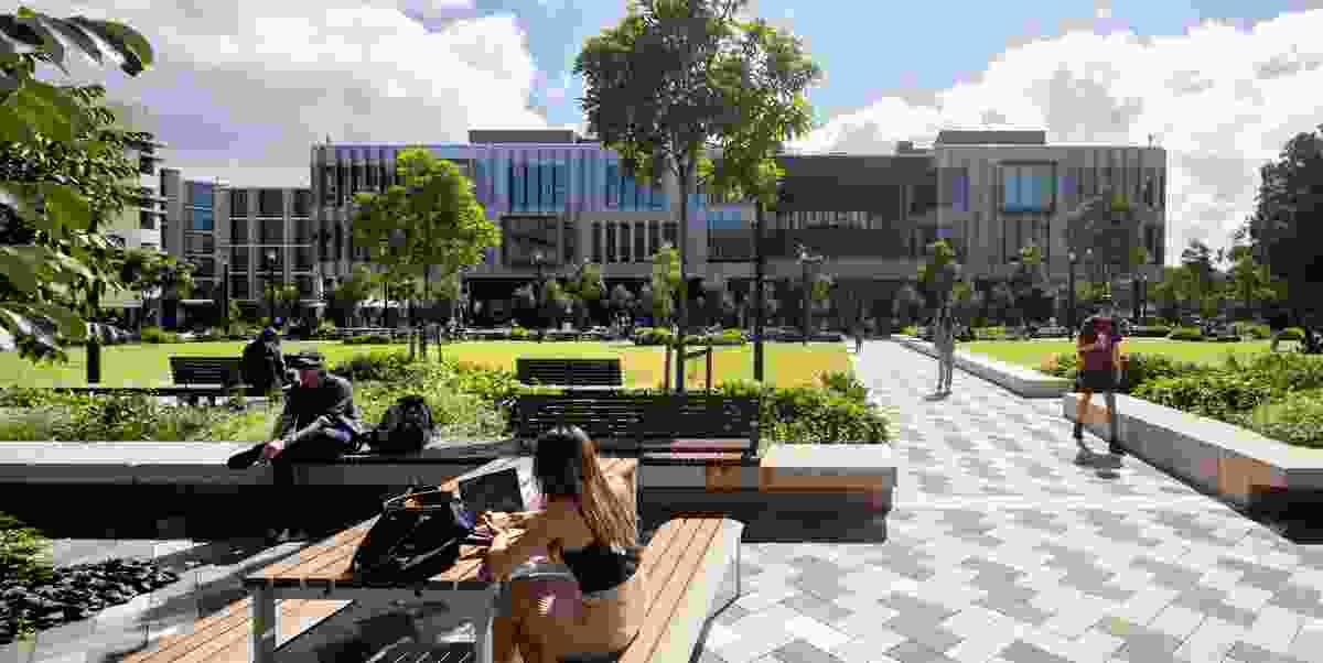 Macquarie University Central Courtyard Precinct by Aspect Studios and Architectus.