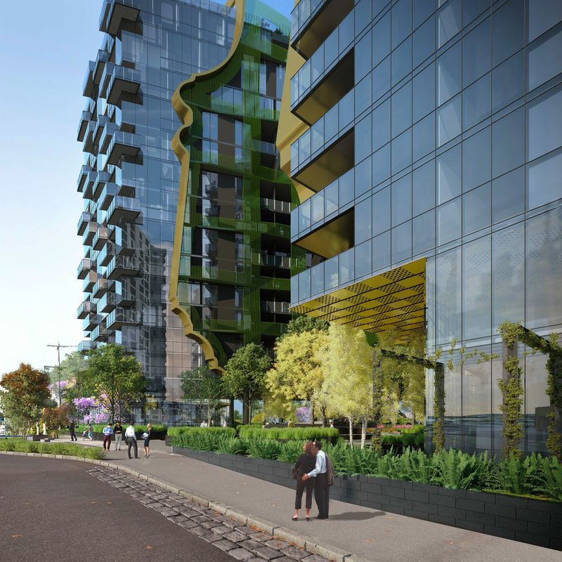 ARM designs horseshoeshaped apartment building by Flemington