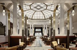 The restored banking chamber reimagined as a generous space for learning and engagement