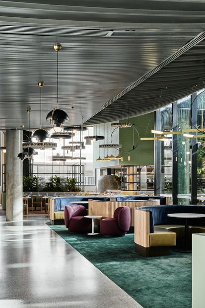 Three new dining venues at Melbourne Airport by Techne Architecture and ...