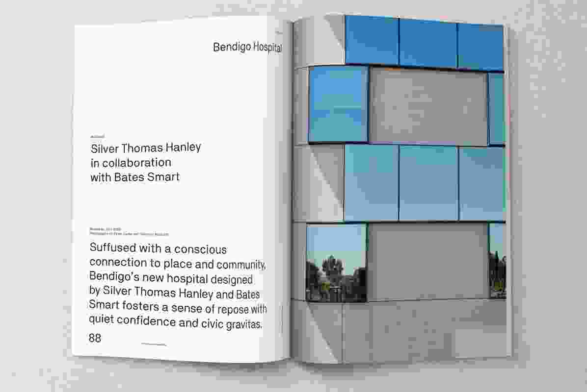 Bendigo Hospital designed by Silver Thomas Hanley in collaboration with Bates Smart. 