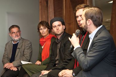 AA Roundtable (May 2012) delegates (from left): Hal Guida, Catherine Townsend, Stuart Candy, Ben Hewitt, Timothy Moore.