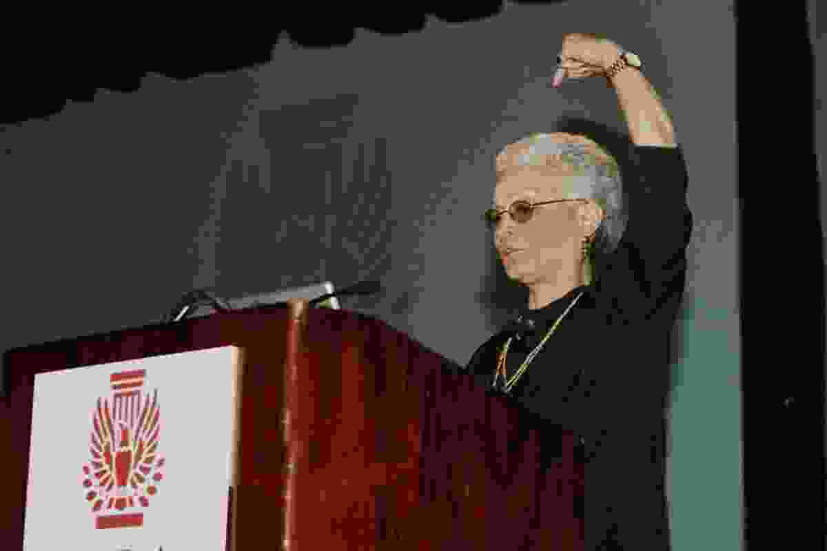 Giving the keynote speech at the AIA Grassroots conference in 2006.