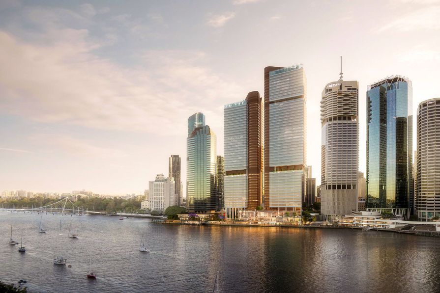 Two ‘city shaping’ towers for Brisbane's waterfront ArchitectureAU