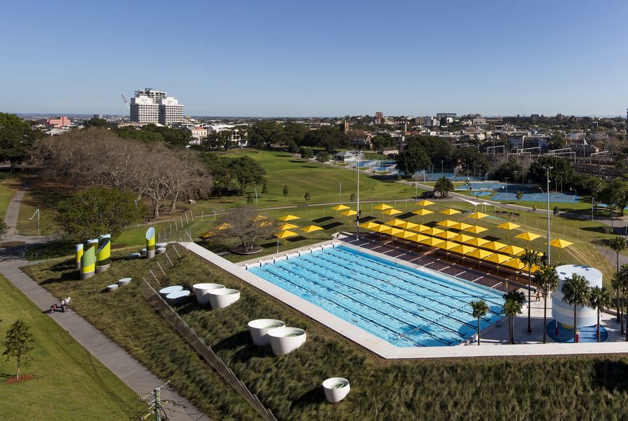 Prince Alfred Park and Pool by Neeson Murcutt Architects, Sue Barnsley Design and City of Sydney was a winner in the Australia Award for Urban Design 2014.