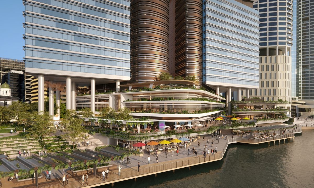 ‘Overscaled’ Waterfront Brisbane development approved ArchitectureAu