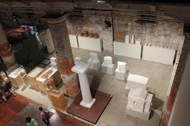 Presentation models of competition and completed Hans Kollhoff projects.