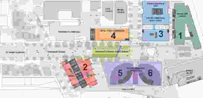 Masterplan of Parramatta Square.