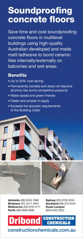 Soundproofing concrete floors