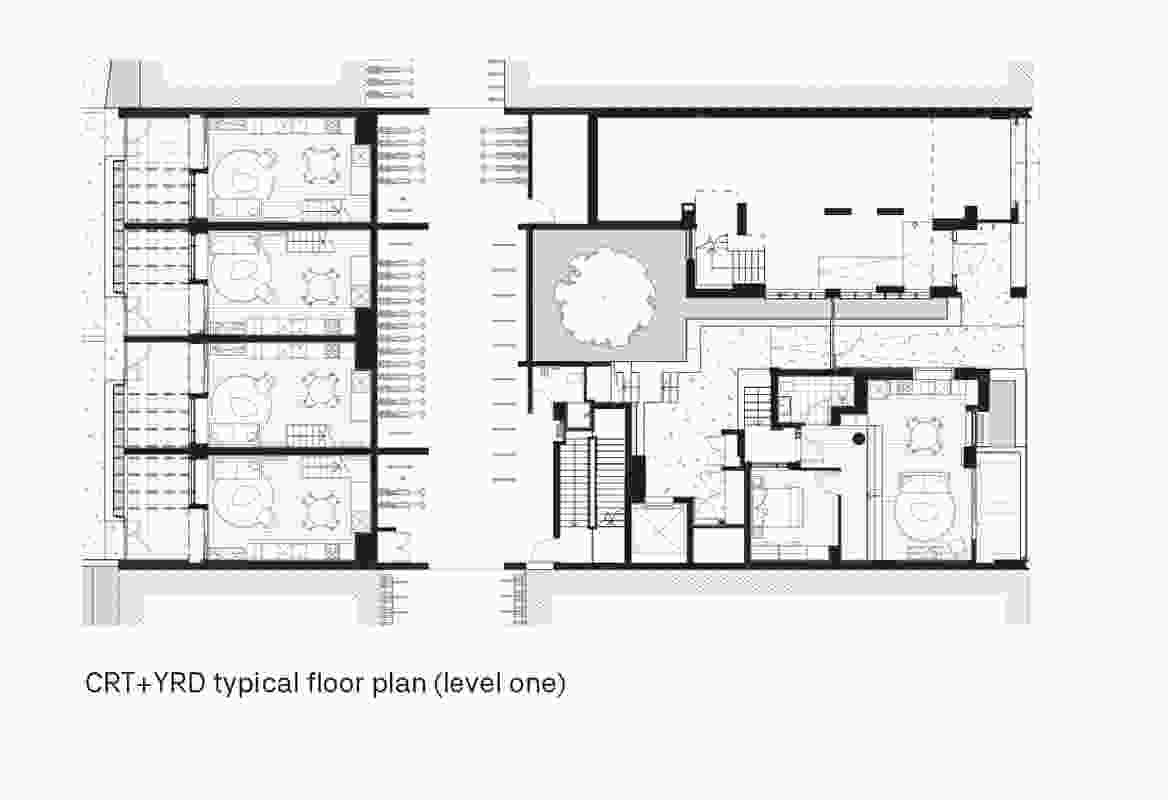 Typical floor plan of Nightingale CRT+YRD