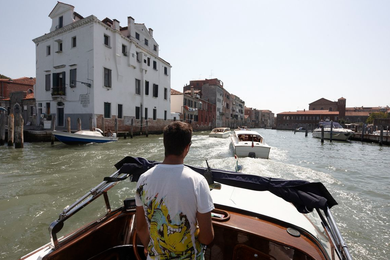 The Grand Canal in Venice.