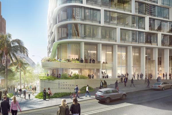 The proposed Quay Quarter Tower by 3XN and BVN.