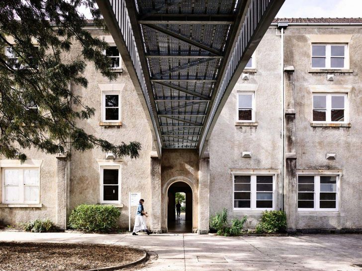 In 2018, Kerstin Thompson Architects completed an adaptive re-use of the convent’s Sacred Heart building.