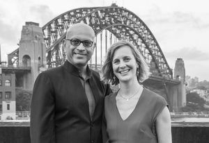 Designinc's Sandeep Amin and Tara Keast.