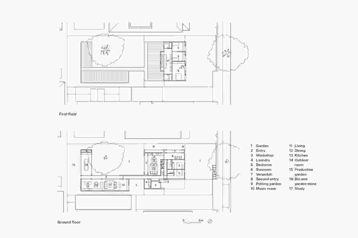 Plans of Kindred by Panov Scott Architects.