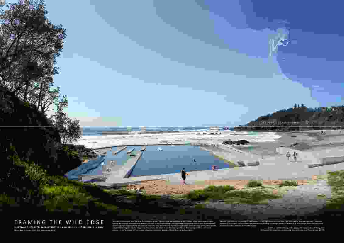 Oxley Beach Ocean Pool by Nicole Larkin Design.