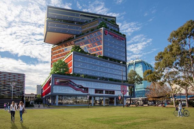 Plans for third vertical campus for Western Sydney University revealed