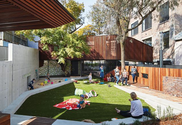 East Sydney Early Learning Centre by Andrew Burges Architects in association with City of Sydney.
