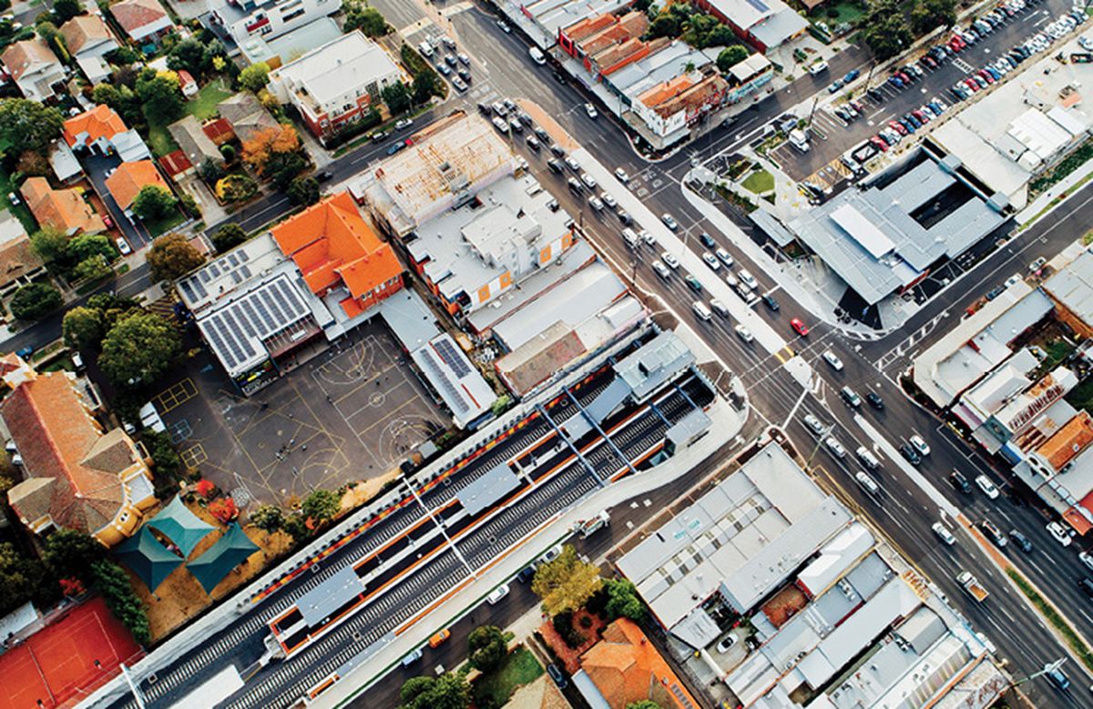 On Track Level Crossing Removal Project Architectureau