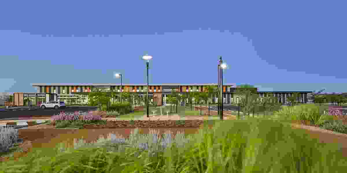 The Karratha Health Campus, designed by Hassell.