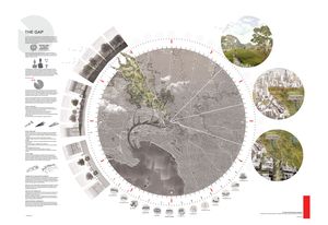 First place winner: "The Gap" by Marti Fooks, Claire Winsor, Suhas Vasudeva and Jacqueline Heggli