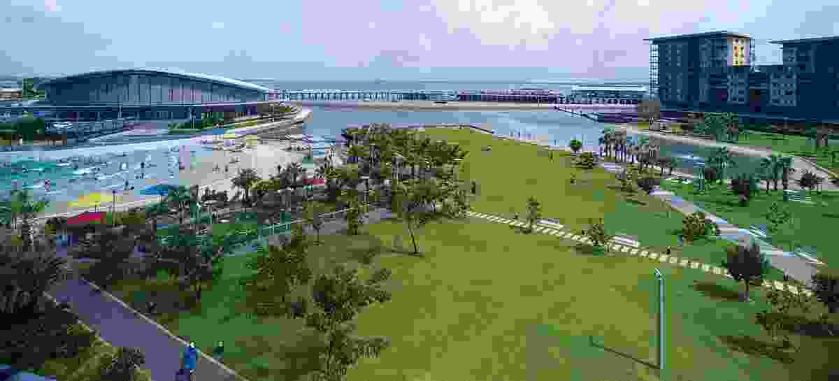 Completed Stage 1 of the Darwin Waterfront masterplan.