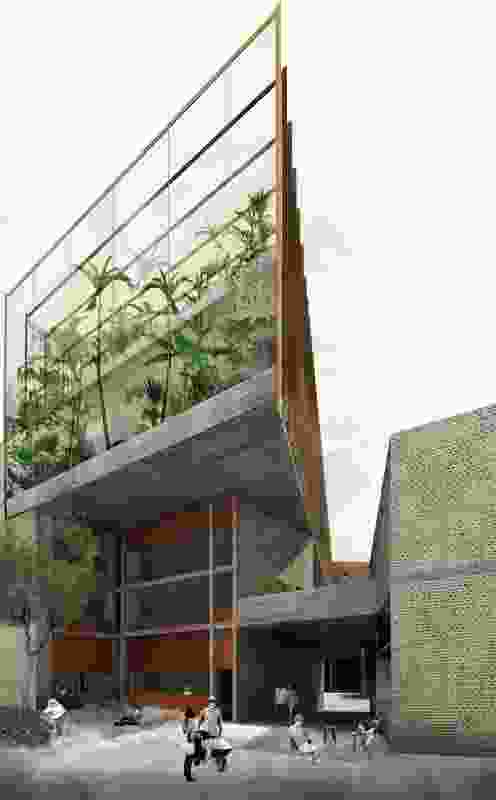 QVM Urban Farmers’ Network and Memorial Projects, horticultural library by Jacqui Alexander, Architect.