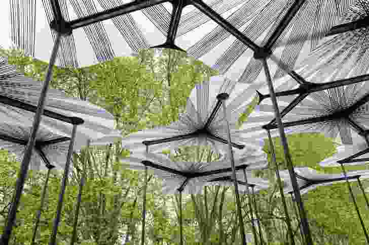 The 2015 MPavilion designed by Amanda Levete.