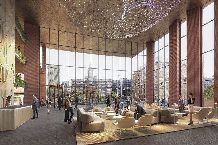 Fender Katsalidis and SOM design 2.5 billion twotower central Sydney