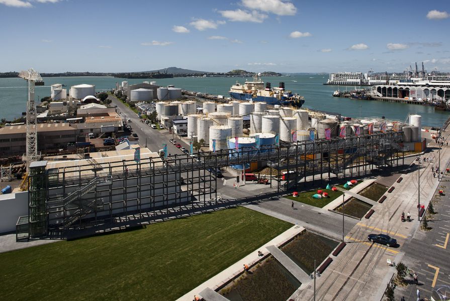 Auckland’s Jellicoe Street, North Wharf Promenade and Silo Park, by Taylor Cullity Lethlean with Wraight + Associates.