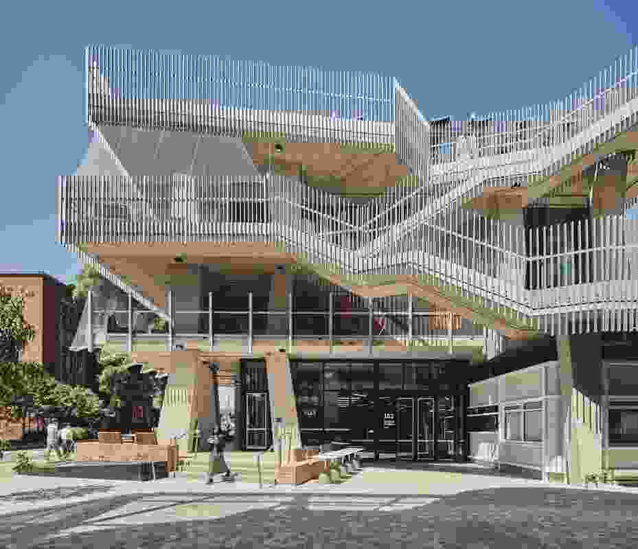 University of Melbourne Student Pavilion by Koning Eizenberg Architecture.