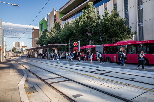 CBD and South East Light Rail (NSW) by Grimshaw and Aspect Studios in collaboration with the City of Sydney on behalf of Transport for NSW supported by Randwick City Council